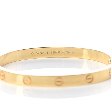 18k gold cartier love bracelet|cartier bracelet women 18k new.